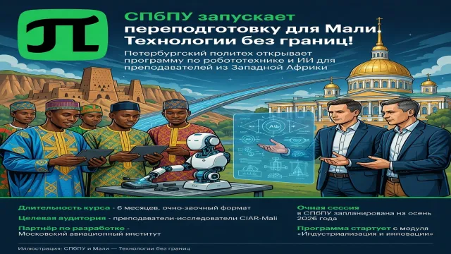 СПбПУ запускает переподготовку для Мали. Технологии без границ!
